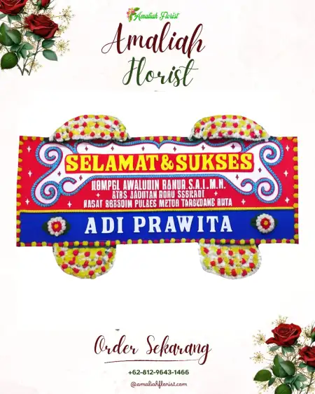 Papan Bunga Ucapan Selamat Nginden Jangkungan